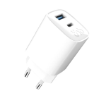 Cargador turbo TNB de 45 W con 2 tomas (USB-A + USB-C).