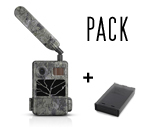 ZEISS - PACK Piège photo SECACAM 3 - GSM avec carte SIM intégrée + piles + BATTERIE rechargeable