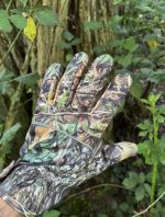 TRAGOPAN - WINTER camo gloves with retractable thumbs and index fingers